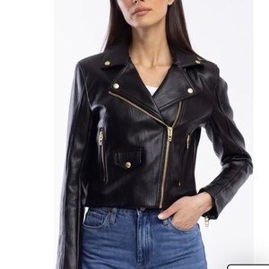 Faux Leather Moto Jacket
BLANKNYC -Size Medium